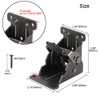 NICAVKIT 4 Pack Folding Brackets for Table Bed Leg Feet,