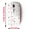 CJCBROES 2.4G Wireless Mouse with Cute Pattern Design for All