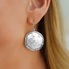 JEAN RACHEL JEWELRY Hammered Earrings for Women - 925 Sterling