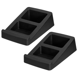 My Wall HS32-2L - Supporto universale da tavolo per altoparlanti HS32-2L, carico massimo 3 kg, angolo di inclinazione di 15°, supporto da tavolo per altoparlanti, smorzamento delle vibrazioni