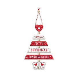 History & Heraldry Christmas Tree Decoration – Granddaughter 269800022 Wooden Hand Crafted