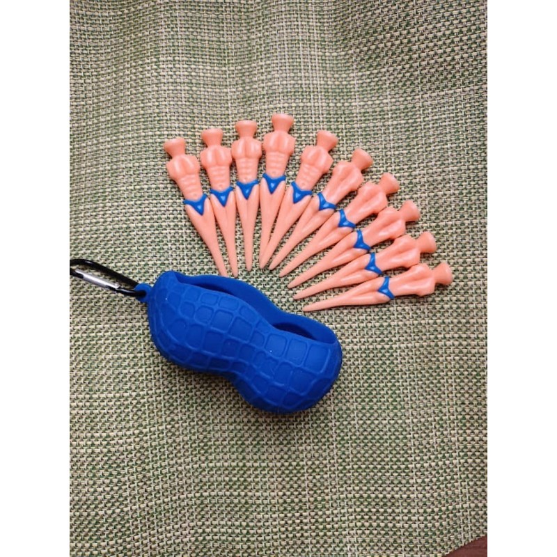 BEAGLE CAT Peanut Golf Ball Case and 10 Macho Mantees