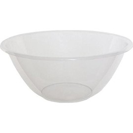 Whitefurze H03L020 Plastic 4L Mixing Bowl 10''/25.5cm, Natural