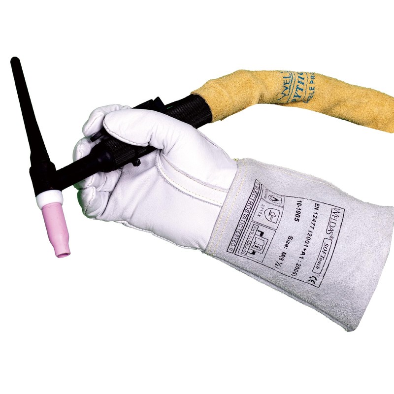 [Weldas] SOFTouch™ Top Grain Cowhide Precision Welding Gloves for TIG,