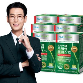 Nutri D Day Premium Lutein Plus 12 Eye Health 6 Boxes / 뉴트리디데이 프리미엄 루테인 플러스12 눈건강 6박스