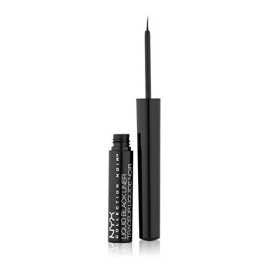 Nyx Cosmetics Colección Noir Delineador Líquido, Negro, 0.12