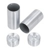 2pcs Spice Jar Stainless Steel Seasoning Bottle Salt and Pepper
