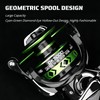 SylvanFlux All-Metal Spinning Fishing Reel – Long Cast Deep Spool,