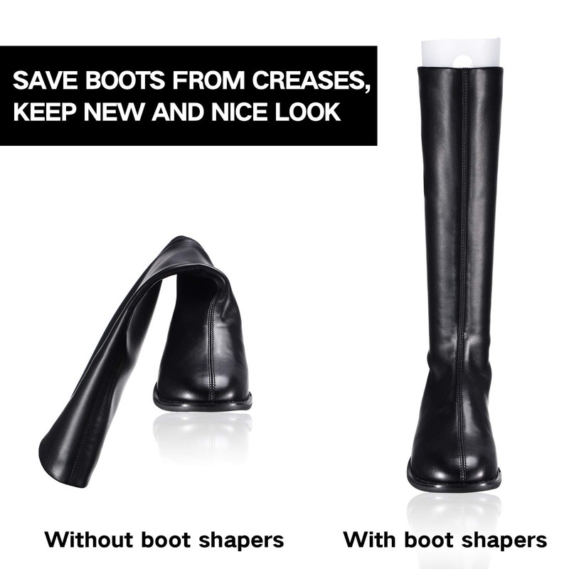 Bememo 8 Packs Boot Shape Inserts High Boot Support for