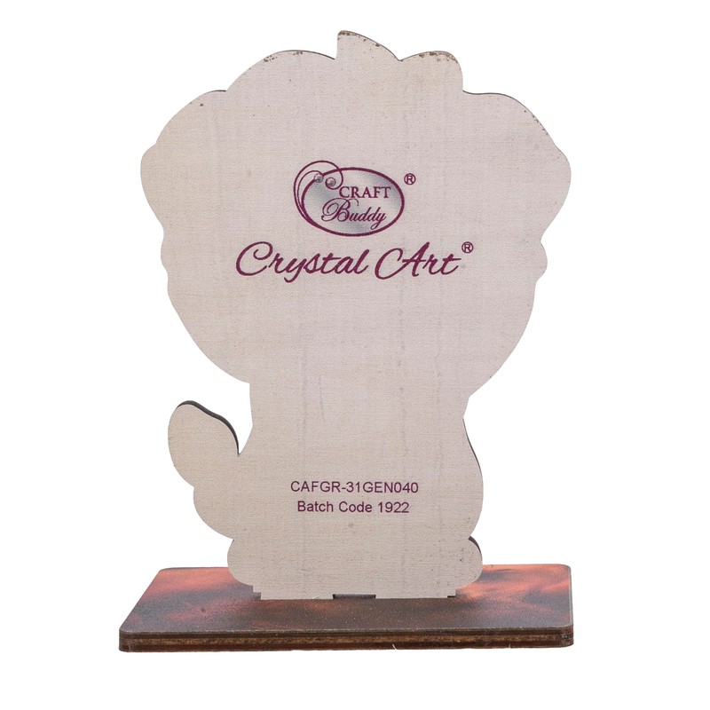CRYSTAL ART Lion Wildlife Buddies Kit Craft Buddy