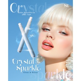 Nature Republic Nature Republic HONEY MELTING LIP GLITTER & PLUMPING (15 CRYSTAL SPARKLE) SOFT LIP STICK Hydrating&Moisturizing clear jelly Gloss,Volumizing formula & Sheer tint, Shine Glimmer Finish, korean make up