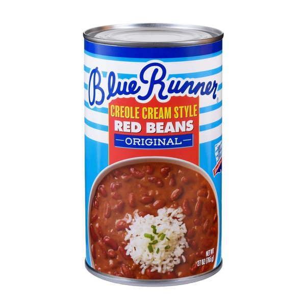 Blue Runner Creole Cream Style Red Beans 27 Ounce (Pack of 12)