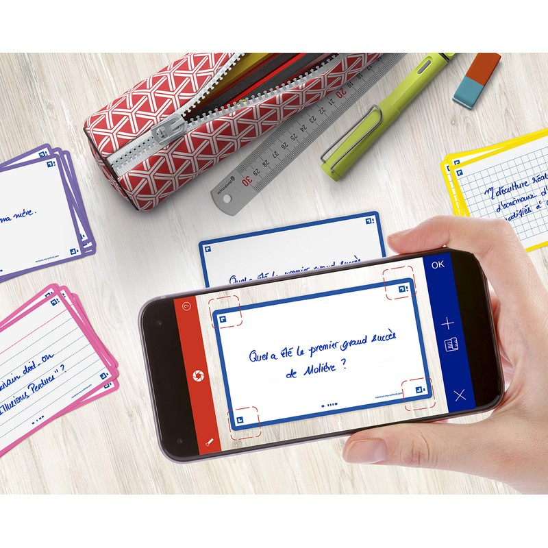 Oxford Flash 2.0 Index Cards A7, Flashcards, 75 x 125