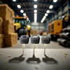 3Pcs Black Ignition Keys for Case Keys Heavy Equipment Replacement