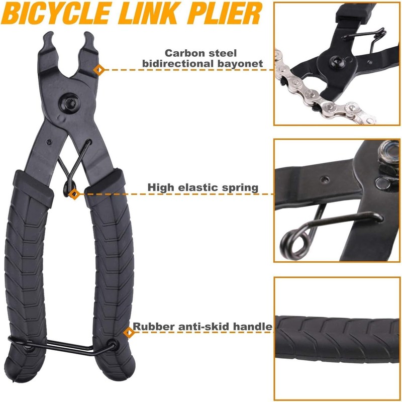 JCZD Bicycle Chain Repair Tool Kit, Cycling Bike Master Link
