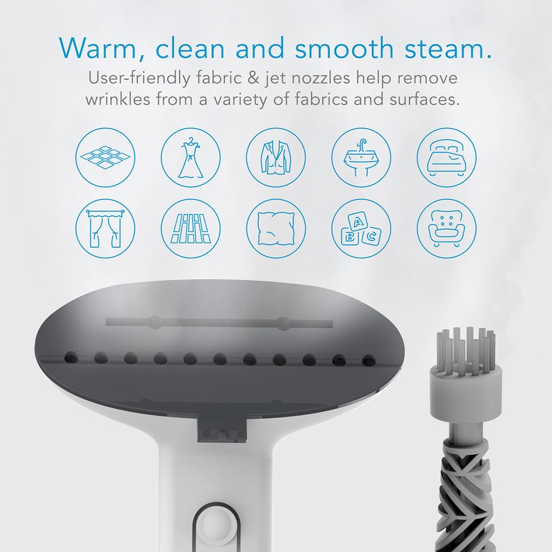 Steamfast SF-295 3-in-1 Mop, Handheld Steam Cleaner, and Fabric Steamer,