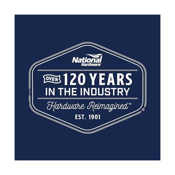 National Hardware National Hardware N197-962 V1922 Flush Bolt in Solid