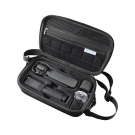 Skyreat Skyreat Osmo Pocket 3 Case, Portable PU Storage Protective Bag for DJI Osmo Pocket 3 Creator Combo Accessories (Black)