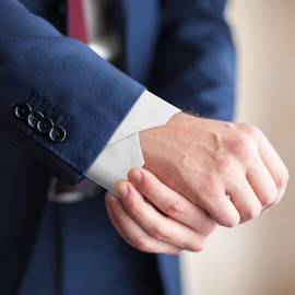 AOKWAWALIY Fake Sleeve Cuffs, Removable Collar and Wrist Cuffs, Accessories for Dress Costumes, Decorative Simple Wrist Cuffs for Men and Women, White