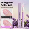 2en1 Empujador de Cutículas y Aceite para Cutículas,Herramienta de Manicura