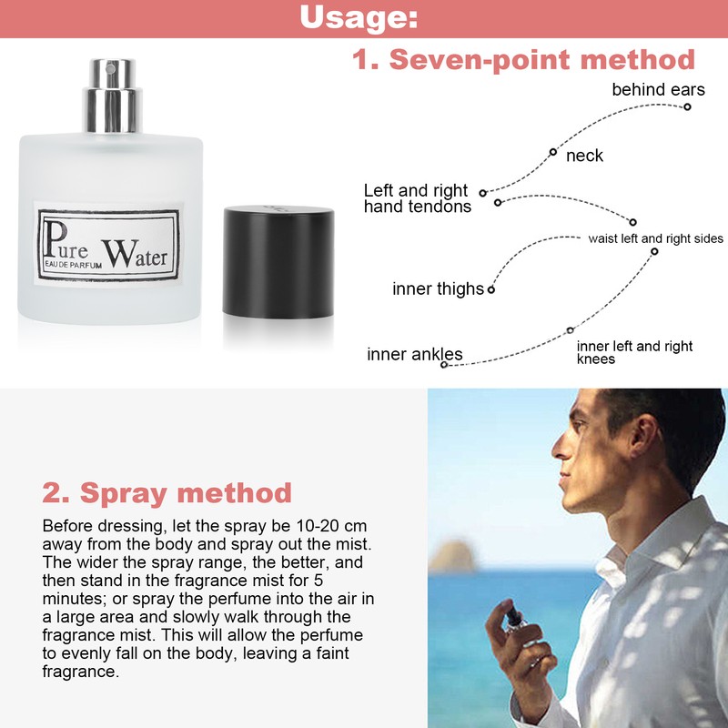 Portable Men Perfume Long Lasting Light Fragrance Gentleman Spray Bottle