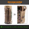 Upgraded Tactical Drawstring Molle Water Bottle Holder Tactical Pouches (NEW-2P