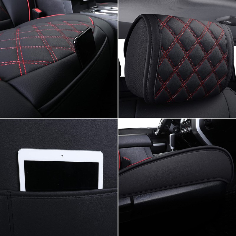 YIERTAI Truck Seat Covers for Toyota Tundra 2008-2023 2024 2025