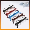 JOSCHOO 5 Pack Retro Round Reading Glasses Mini Small Comfortable