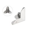 sourcing map 22x22x23mm Metal Box Corner Protectors Edge Guard Iron