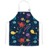 TRYTUTRY Parent-child Aprons with Pocket, Cute Matching Aprons for Children
