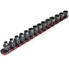 CROM Stubby Impact Socket Set - 14-Piece 3/8" Drive Metric