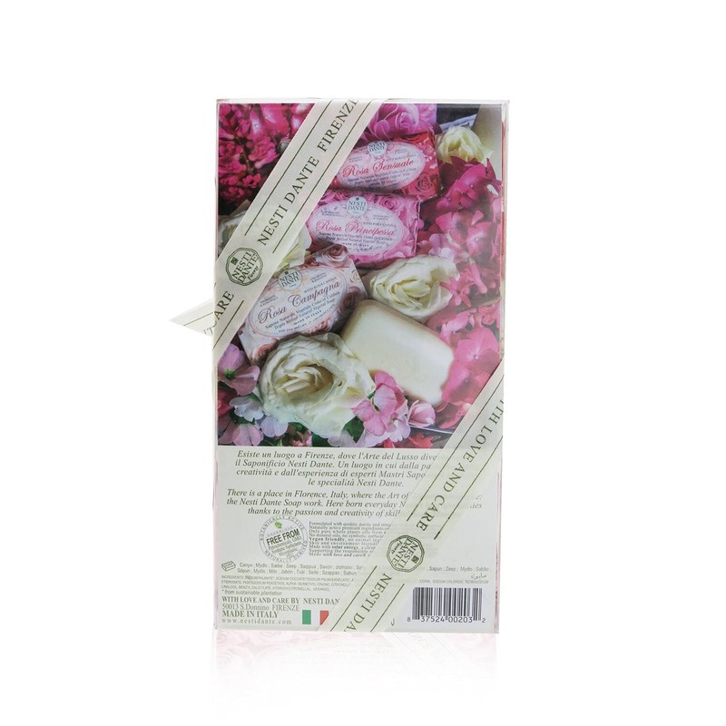 Nesti Dante Gift Set Le Rose 3 x 150 g