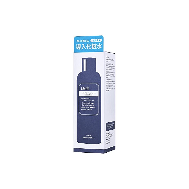 Clairs Supplement Preparation Facial Toner, 6.3 fl oz (180 ml)