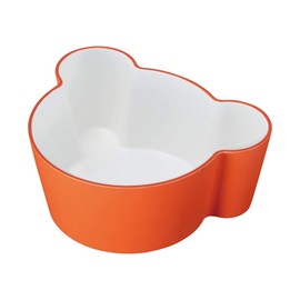 tak Kids Dish Bowl Bear Medium Kids Bowl Orange 11*13.8*5.5cm JTN-0131-OR