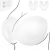 EMOET Double Padded Seamless Bra, Latest Upgraded Silicone Bra Cups,