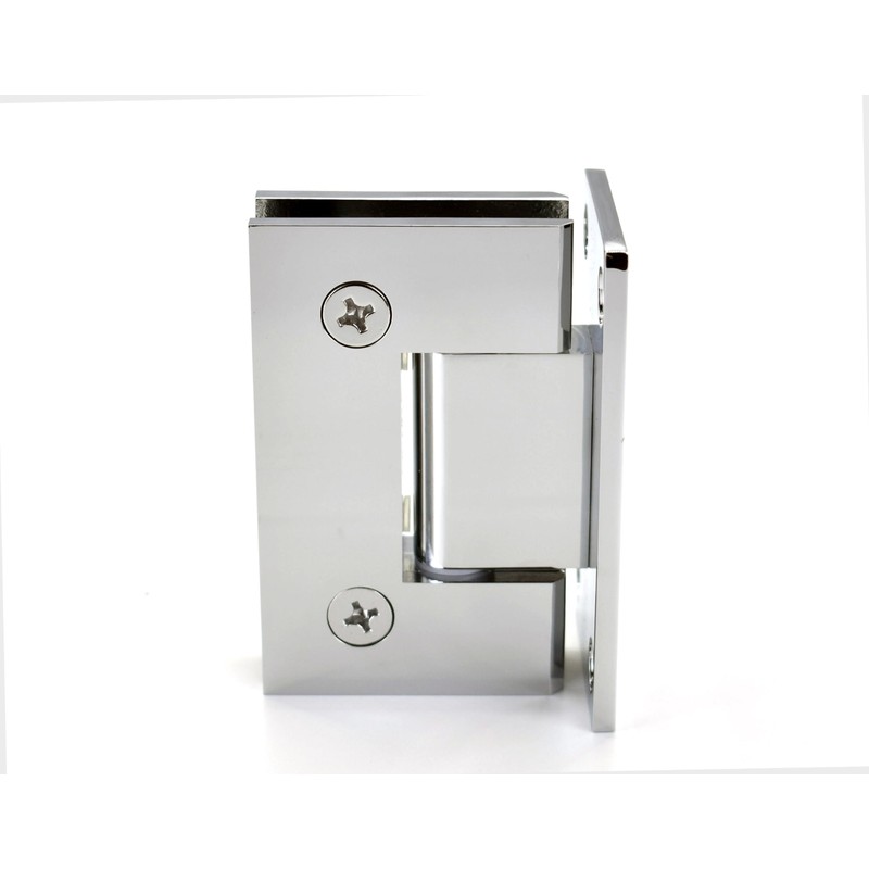 MONT HARD Chrome Shower Hinge - Square Full Back Plate,