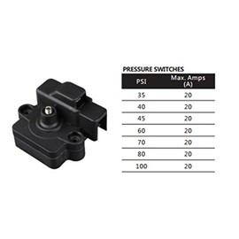 SEAFLO Replacement Adjustable Pressure Switch (60 PSI)