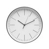 Levitantes Black Wall Clock 30 cm, Continuous Movement, Ideal for