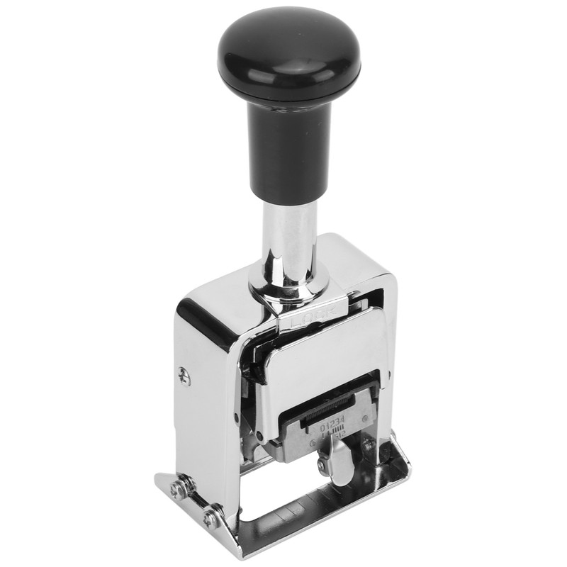 Number Stamp Zinc Alloy Shell Automatic Jump Number Self Inking