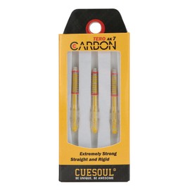 CUESOUL TERO AK7 Carbon Dart Shafts / Trunk Integrated Spring Telescopes, Set of 3 Pieces