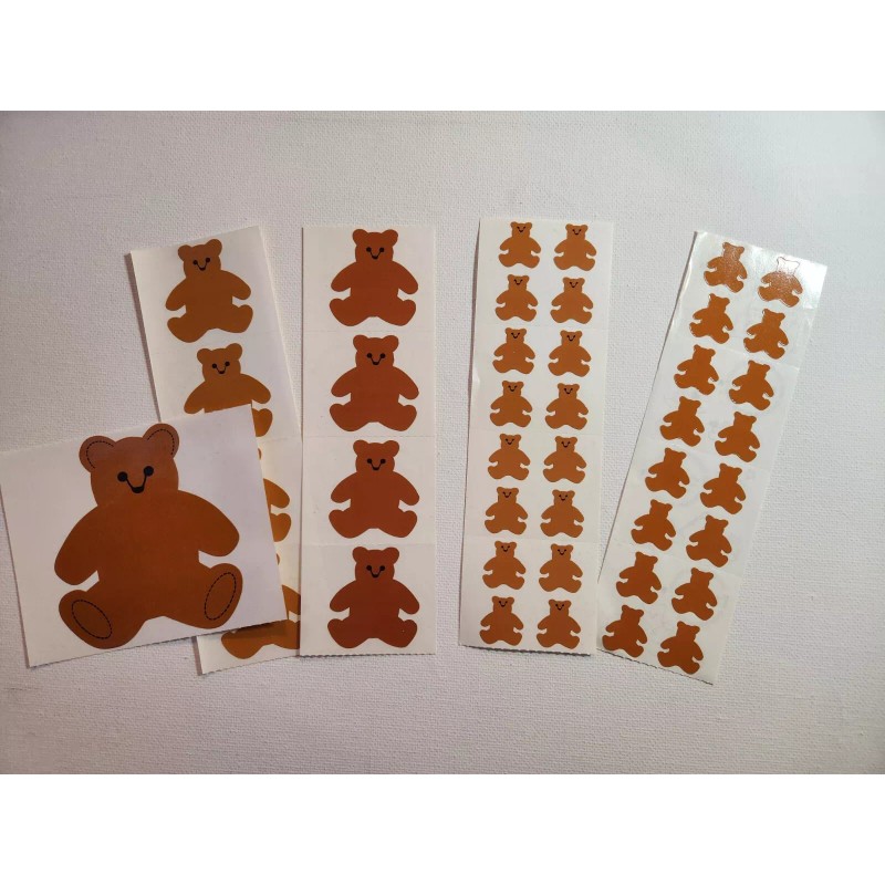 Mrs. Grossman sticker sheet You Choose - Vintage Bears -