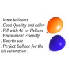 Blue and Orange Balloons 5 Inch Latex Balloons For Boys