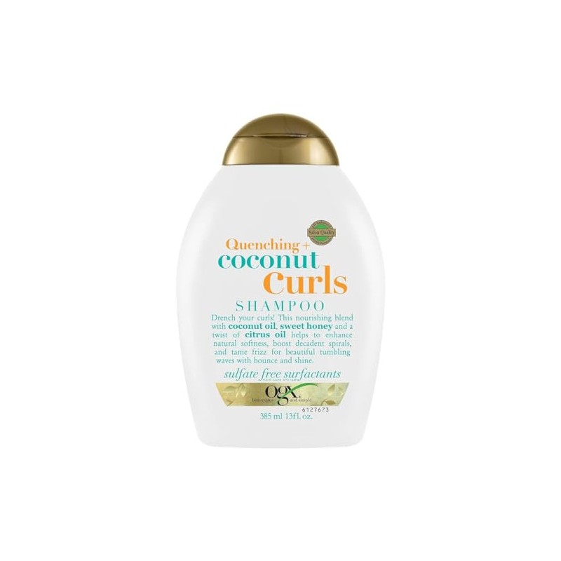 Ogx Shampoo Coconut Curls 13 Ounce (384ml) (3 Pack)