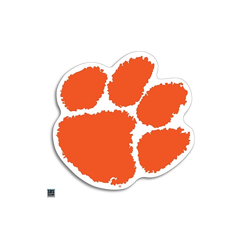 Clemson Paw Logo Auto Vinyl Decal (6")