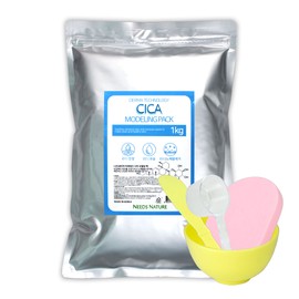 니즈네이처 더마테크 시카 모델링팩 1kg + 팩도구 4종 Need Nature Derma Tech Cica Modeling Pack 1kg + Pack Tool 4 Types