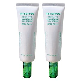 Innisfree 이니스프리 그린티 히알루론산 진정수분 선세럼 50mL 2개 Innisfree Green Tea Hyaluronic Acid Soothing Hydration Serum 50mL 2pcs