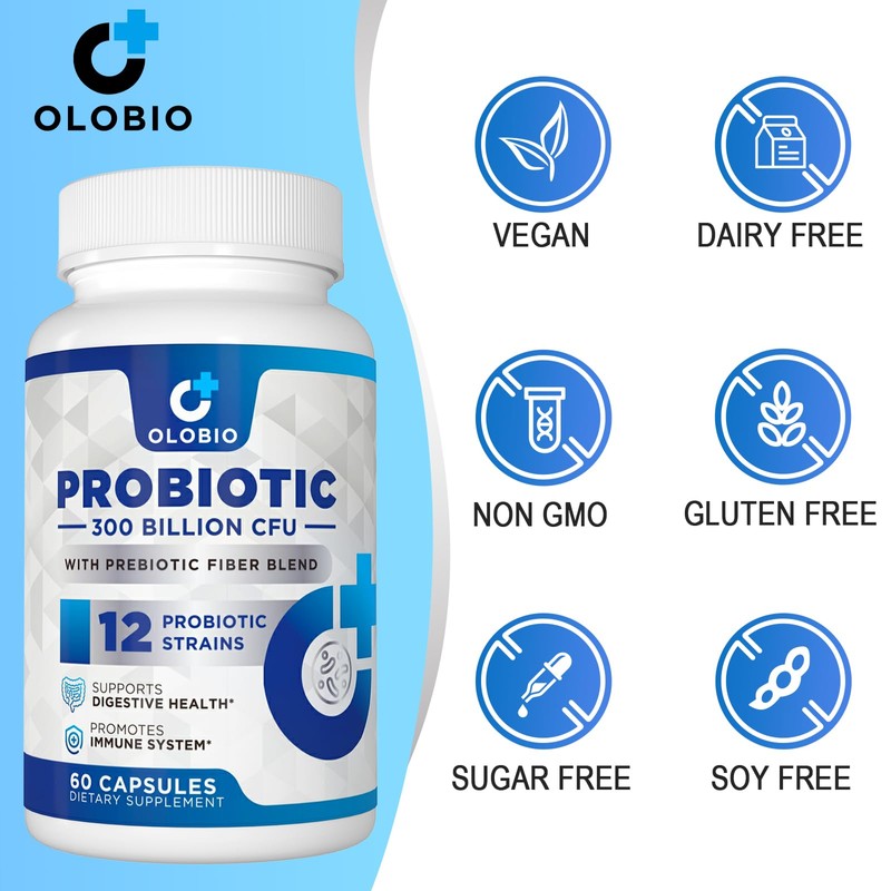 OLOBIO Probiotics for Women and Men, 1pack-1