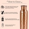 34Oz Pure Copper Water Bottle for Drinking – Ayurvedic Water