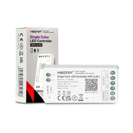 Mi-Light MiBoxer FUT036W Mini WiFi + RF + Push Receiver - Simple Colour for LED Strips, Compatible with Alexa and Google