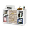 LITTLE TREE 2 Drawer File Cabinet Large Mobile Lateral Filing